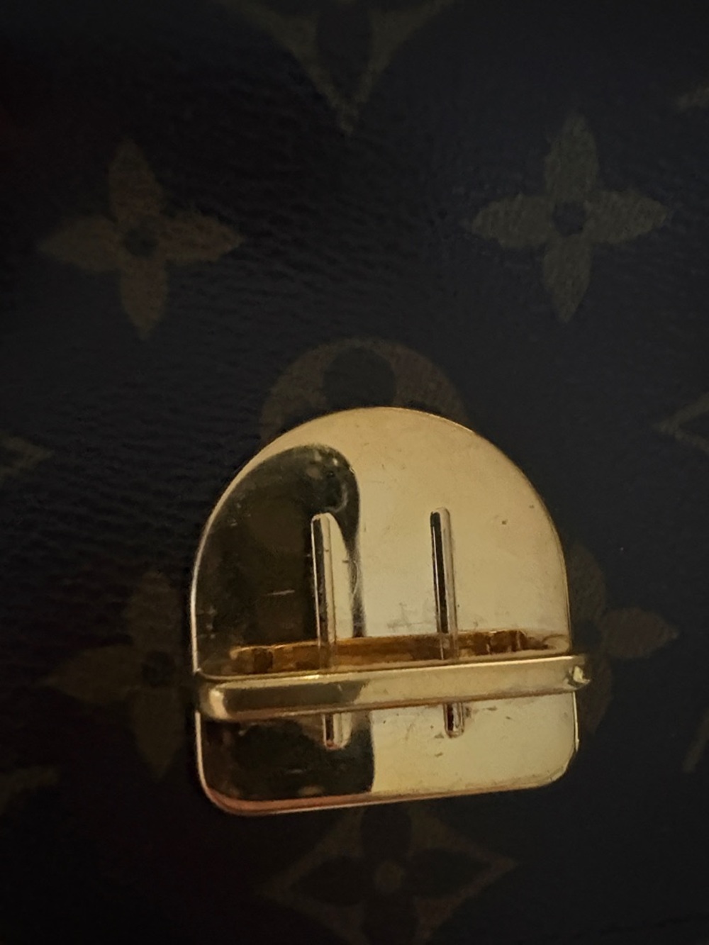 Authentic Louis  Vuitton Brown Monogram Koala Compact Wallet with Gold Hardware - Picture 5 of 6